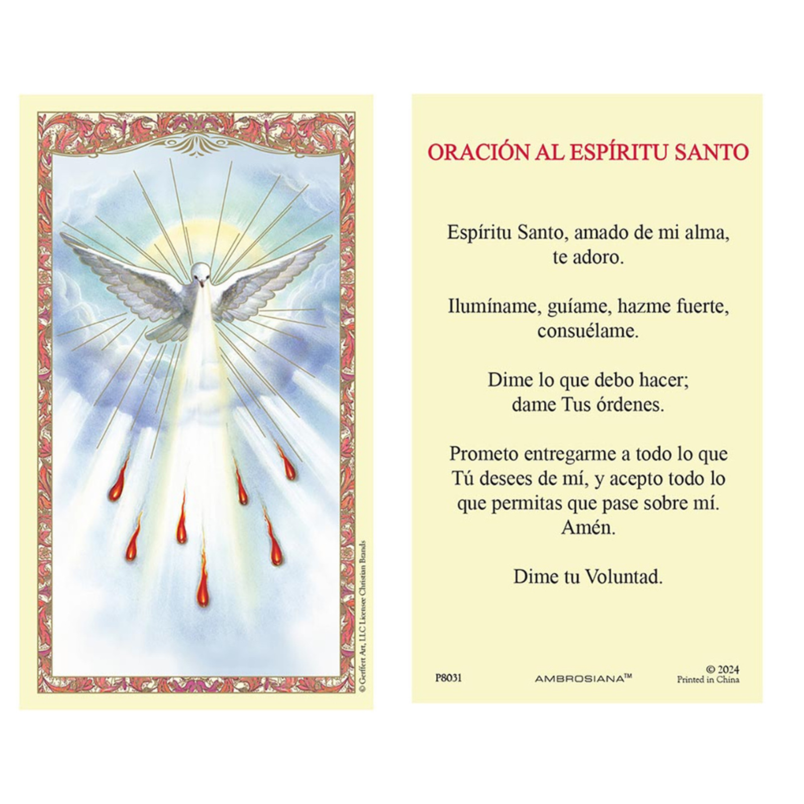 Espiritu Santo Oraciones