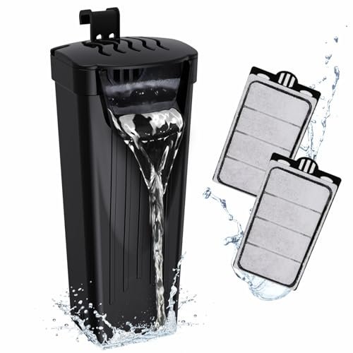 GOZILLA Turtle Tank Filter 74GPH, Low Water Level.