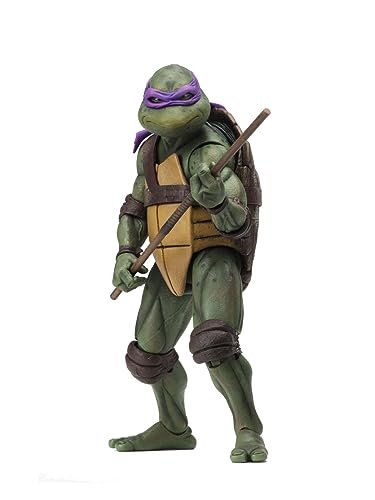 NECA TMNT Donnie Collectible Action Figure - Ninja Movie Toy