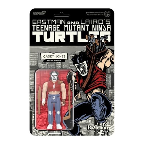 Super7 Teenage Mutant Ninja Turtles Casey Jones Comic...