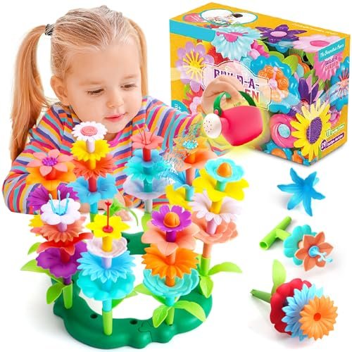FUNZBO Flower Garden Building Toys Set - STEM Educational...