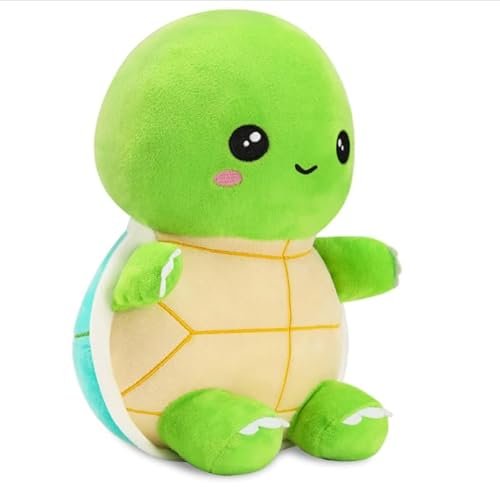 Zujuooe 11'' Green Turtle Plushies Cute Stuffed Animal Toy