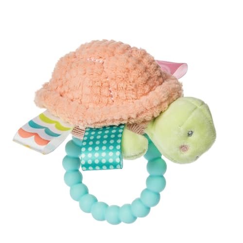 Taggies Soft Baby Rattle with Soothing Teether, Tippy Turtle