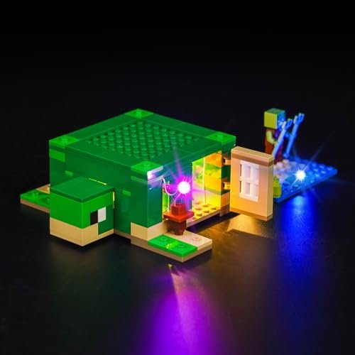 VONADO LED Light Kit Compatible with Lego Minecraft Turtle...