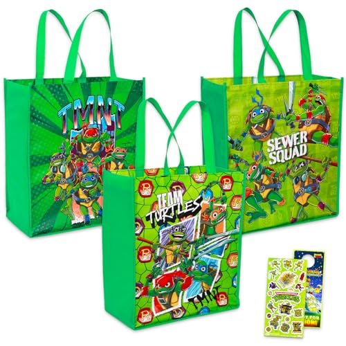 Teenage Mutant Ninja Turtles Tote Bag Bundle with 3 Bags