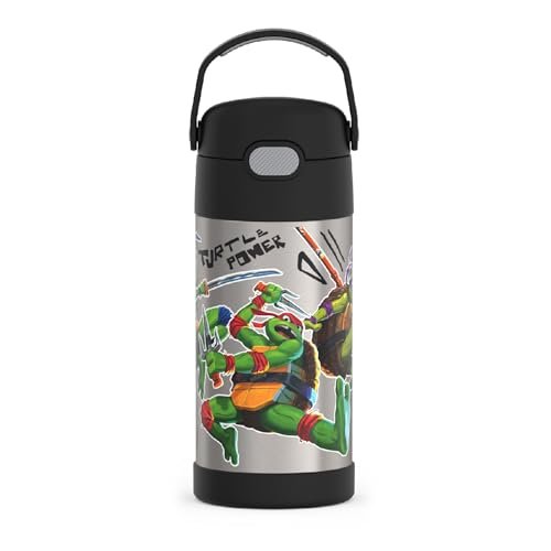 THERMOS FUNTAINER Water Bottle with Straw - 12oz Ninja...