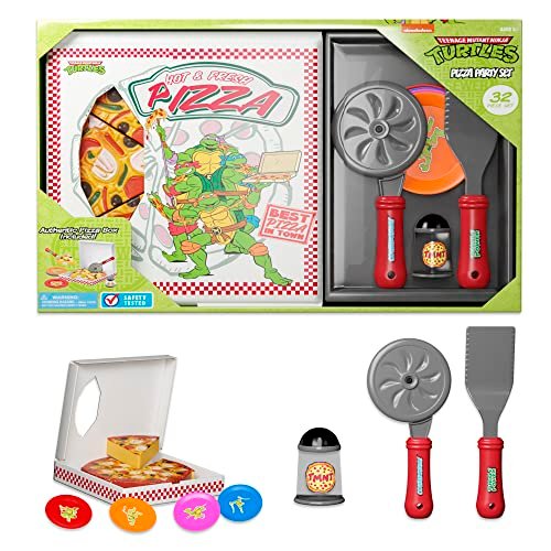 Kids Pizza Toy Set, Pretend Kitchen Play Food Set