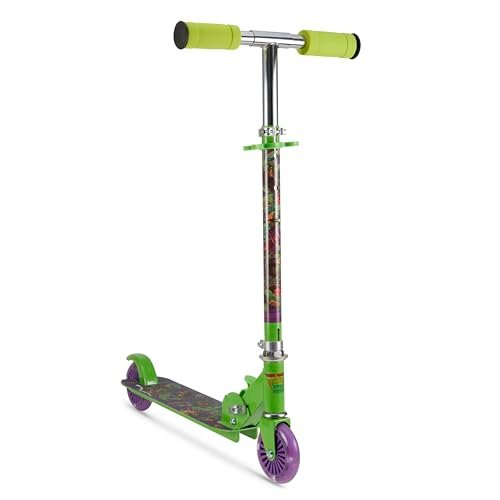 TMNT 2 Wheel Kick Scooter for Kids, Lightweight Portable...