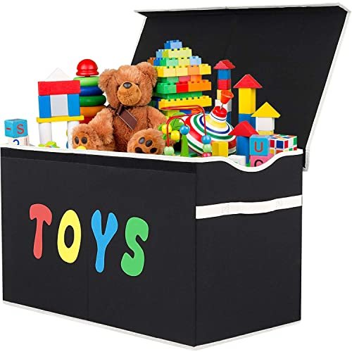 YOLOXO Toy Box Chest, Collapsible Sturdy Storage Bins with...