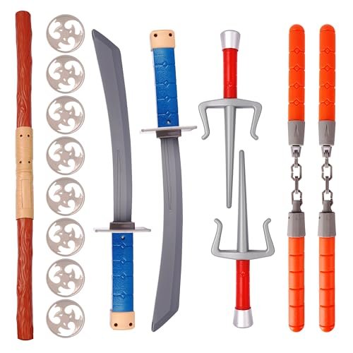 Sepco 15PCS Ninja Warrior Toy Weapons Role Play Set