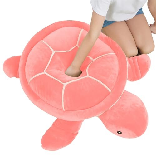 Dalmao 20 Inch Pink Sea Turtle Stuffed Animal Body Pillow
