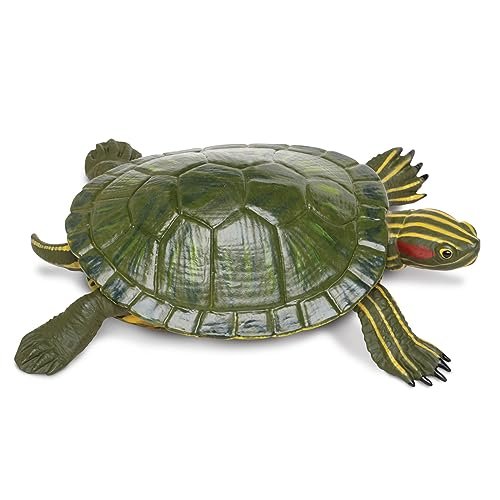 Safari Ltd. Red-Eared Slider Turtle Figurine - Realistic...