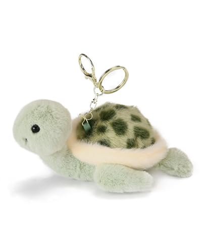 Aenmt Cute Keychain Turtle Plush Keychain for Backpack...