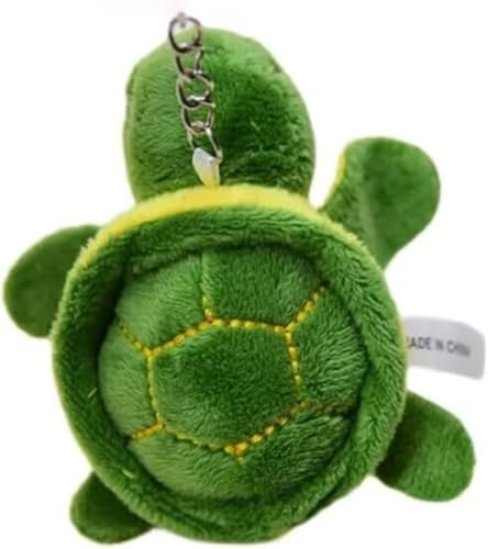 Green Turtle Stuffed Keychain Mini Sea Turtle Plush Toy