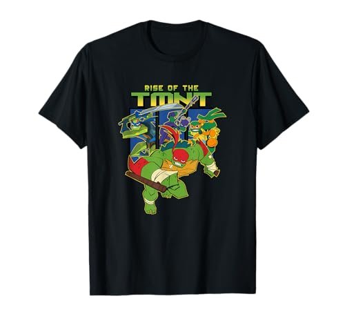Teenage Mutant Ninja Turtles Rise Of The Logo Panels T-Shirt