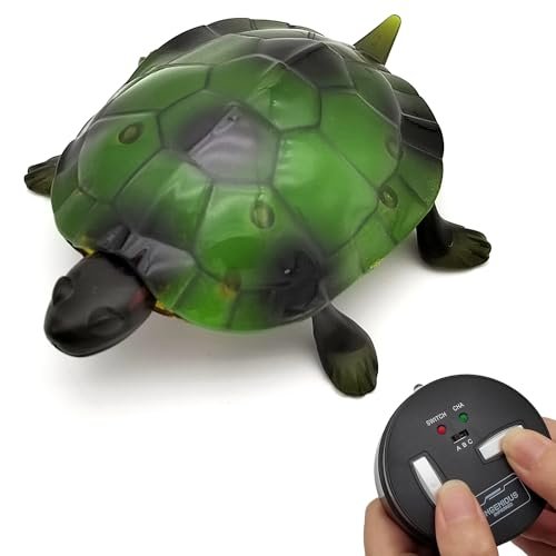 Tipmant Cute RC Turtle Remote Control Tortoise Toy for Kids