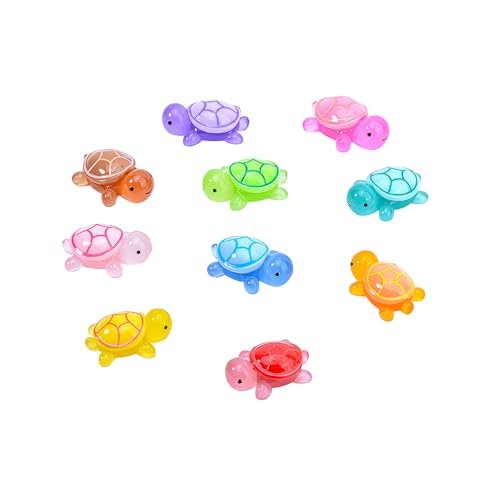 SOFREELIU 20Pcs Mini Resin Animals Turtles, Mini Sea Turtle...