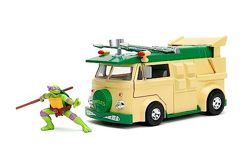 Jada Teenage Mutant Ninja Turtles 1:24 Party Wagon with...