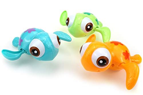 DUCKBOXX XX Wind-up Swimming Sea Turtles Bath Toy (3pcs)