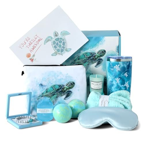 Sea Turtle Gifts for Women Gift Baskets Relaxing Spa Set
