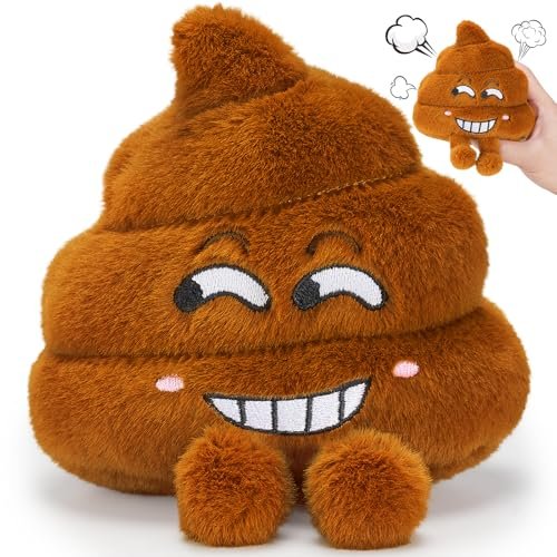 SnugBibble Farting Poop Plush Toy – Funny Gag Gift