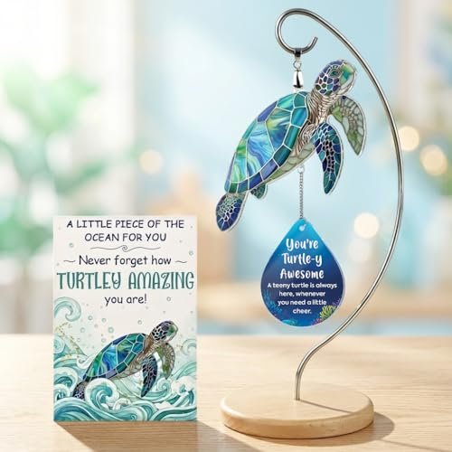 Sea Turtle Birthday Gifts for Women - Inspirational Desk...