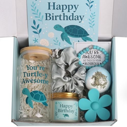 Birthday Gifts For Women, Sea Turtle Gifts Self Care Basket
