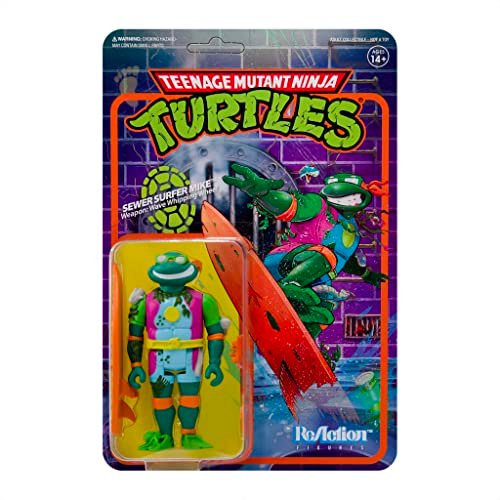 Super7 Teenage Mutant Ninja Turtles Sewer Surfer...