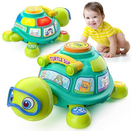Educational Baby Toys 6-12 Month, Musical Crawling...