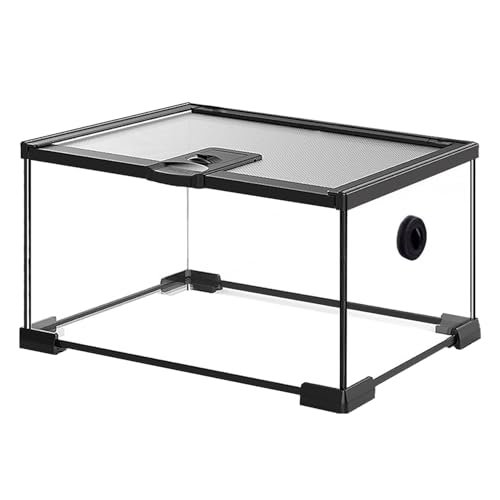 Craftsboys Reptile Terrarium Tank, Glass Reptile Vivarium,...