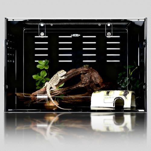 10 Gallon Reptile Tank – Reptile Enclosure for Leopard...