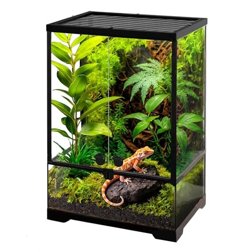 NEPTONION 10 Gallon Professional Glass Terrarium...