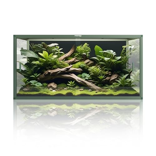 Phailozoo 120 Gallon Bearded Dragon Tank, Stackable Reptile...