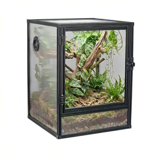 30 Gallon 18x18x24 Tall Terrarium, Aluminum Frame Gecko Tank