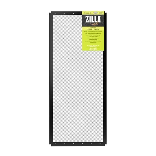 Zilla Fresh Air Screen Cover, Secure and Durable Metal Mesh