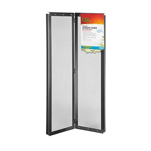 Zilla Screen Cover with Center Hinge for Reptiles, 24x12