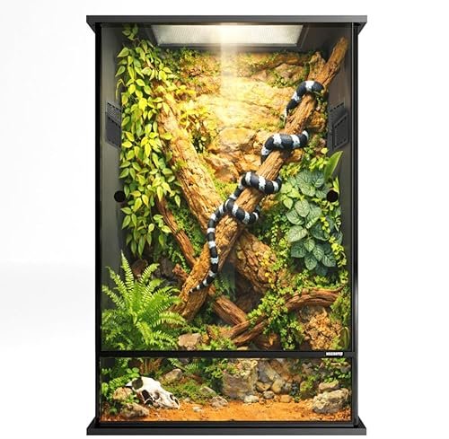 waazoorep 67 Gallon Tall PVC Reptile Enclosure,24