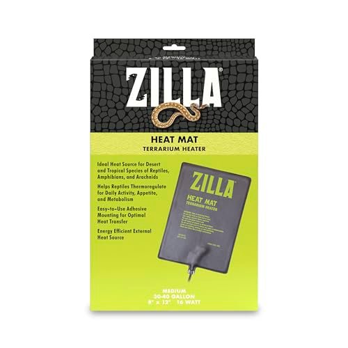 Zilla Heat Mat, Terrarium Heater for Reptiles, Medium, 16...