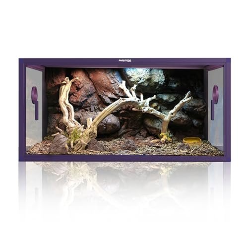 Phailozoo 50 Gallon Bearded Dragon Tank, Reptile Glass...