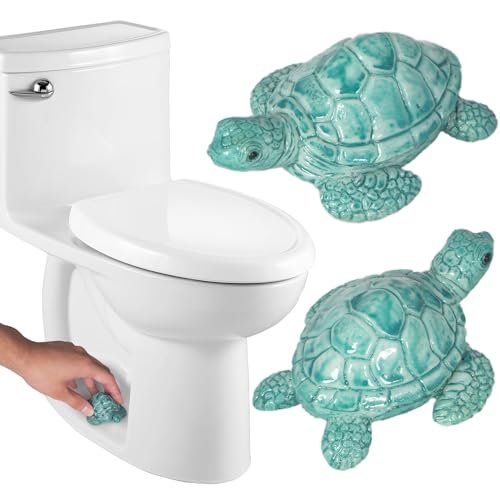 Turtle Toilet Bolt Covers Decorative Toilet Knob Caps 2pcs
