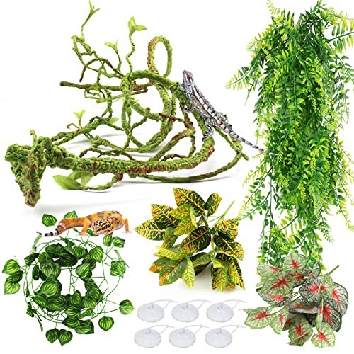 PietyPet Reptile Plants, Terrarium Hanging Plant Vines...