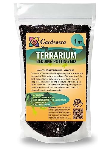 Gardenera Terrarium Bedding - Premium Blend of Coco Coir,...