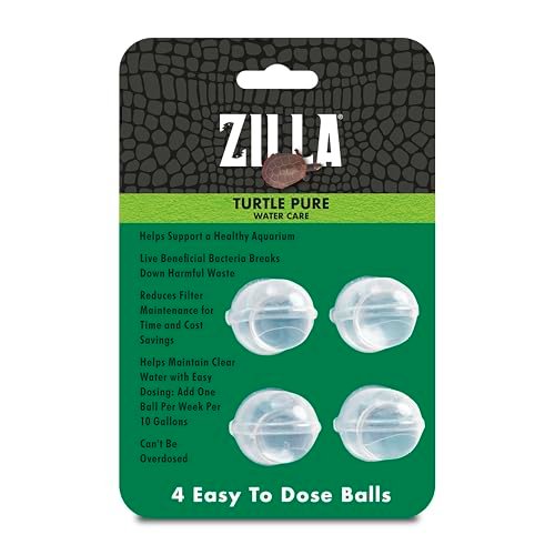 Zilla Pet Turtle Pure, Water Care, Removes Sludge, 10...