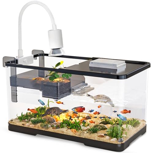 (Tank + Light + Filter + Filter Balls) Turtle Tank