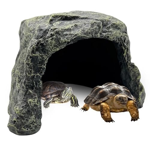 BNOSDM Reptile Hideout,Tortoise Hide Cave,Resin...