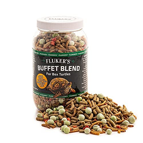 Fluker's Buffet Blend Box Turtle Diet, Insects, Veggies and...