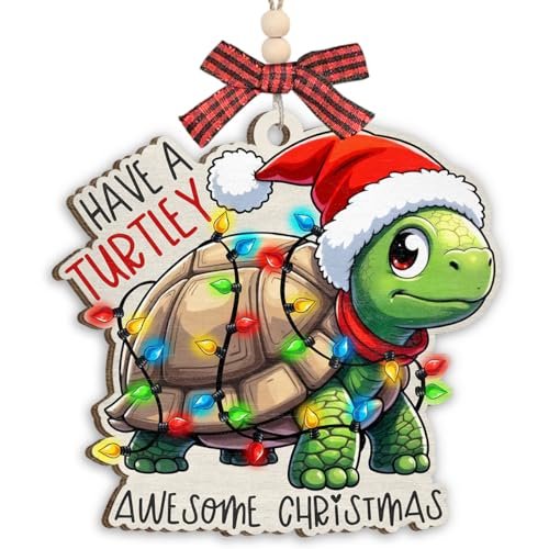 Turtle Christmas Ornaments 2025, Unique Turtley Xmas Gifts