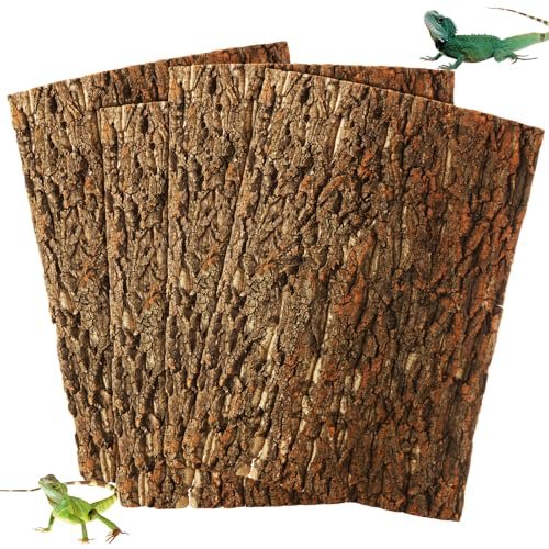 STARVAST 4PCS Cork Terrarium Background 15.7x11.8in Reptile...