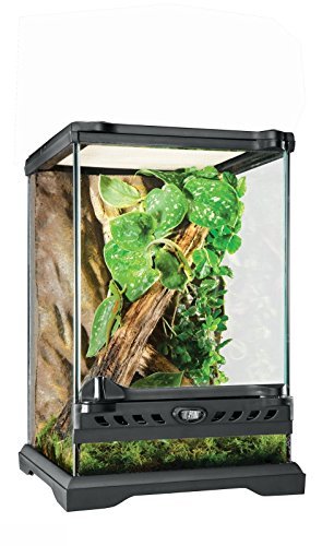 NEW! Exo-Terra Terrarium Nano Reptile Tank Tall 8x8x12...