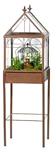 H Potter Large Glass Terrarium Succulent Planter Wardian...
